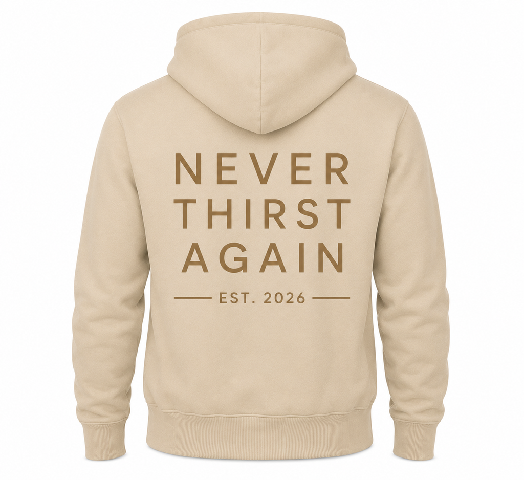 Heritage Collection | Never Thirst Again Hooded Zipper Fleece (Rear)