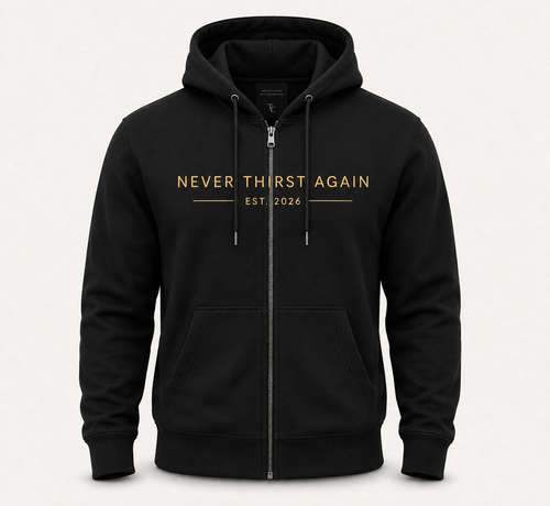 Heritage Collection | Never Thirst Again Fleece Full Zip Hooded Sweatshirt