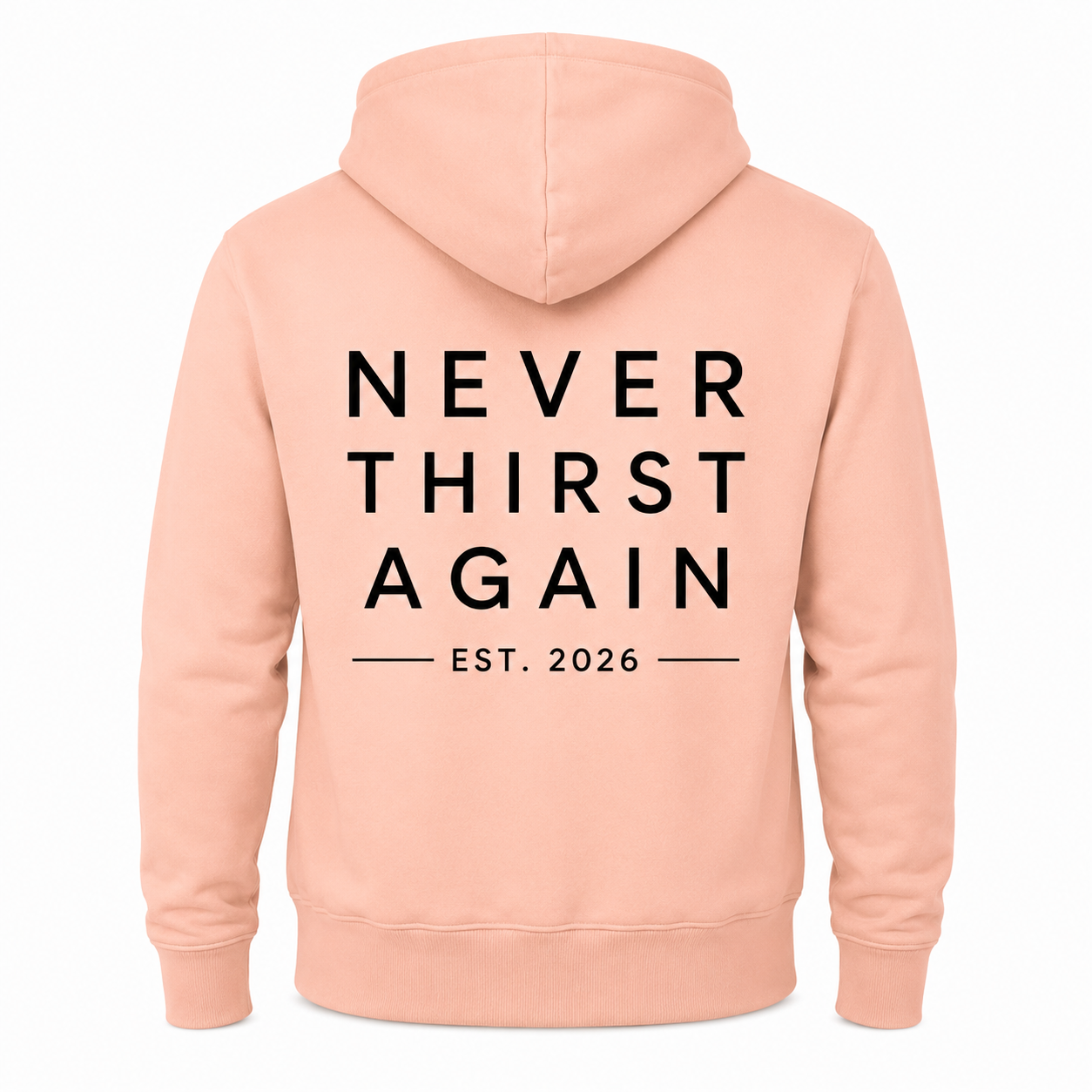 Heritage Collection | Never Thirst Again Hooded Zipper Fleece (Rear)