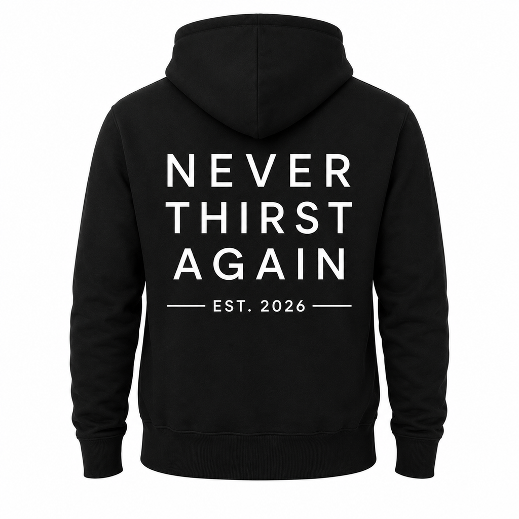 Heritage Collection | Never Thirst Again Hooded Zipper Fleece (Rear)