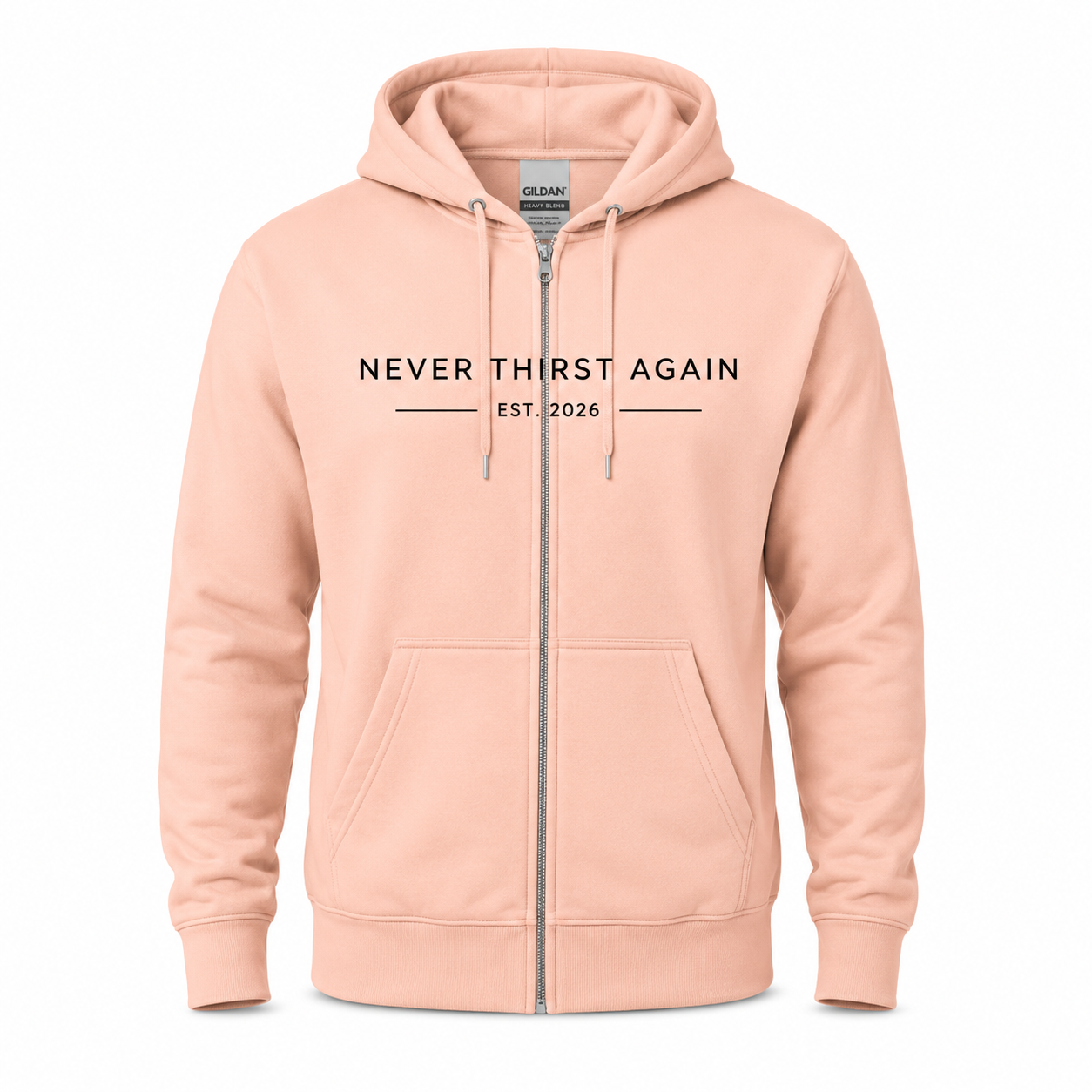Heritage Collection | Never Thirst Again Fleece Full Zip Hooded Sweatshirt